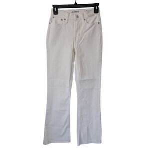 J. Crew 9" Demi Boot Crop Jeans Billie Size 24 White Raw Hem NWT BQ301‎